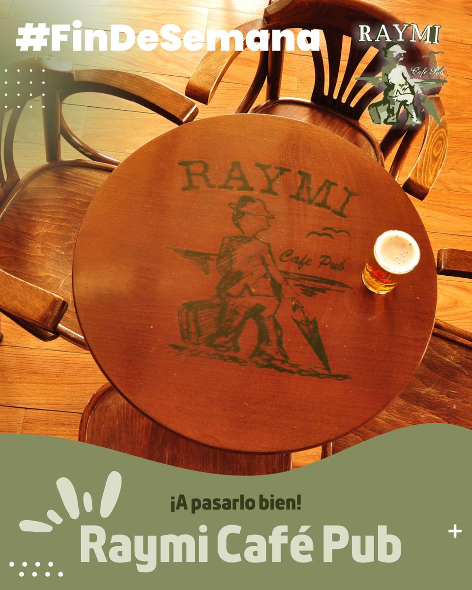RaymiHuelva's tweet photo. ¡Adelante un nuevo fin de semana!
🍺🥂🍹🥳

👉🏻 Viernes 11 de Abril las 19:30 h. 𝗔𝗟𝗕𝗘𝗥𝗧𝗢 𝗘𝗩𝗔𝗡𝗚𝗘𝗟𝗜𝗦𝗧𝗔 

👉🏻 Sábado 12 de Abril a las 19:30 h. 𝗗𝗨𝗢 𝗦𝗔𝗕𝗥𝗢𝗦𝗨𝗥𝗔

¡Siempre en Raymi Cafe Pub!

𝑹𝑨𝒀𝑴𝑰
📞 959245173
🏠 Calle Diego de Almagro, S/N #Huelva https://t.co/qvbsVmFM1y