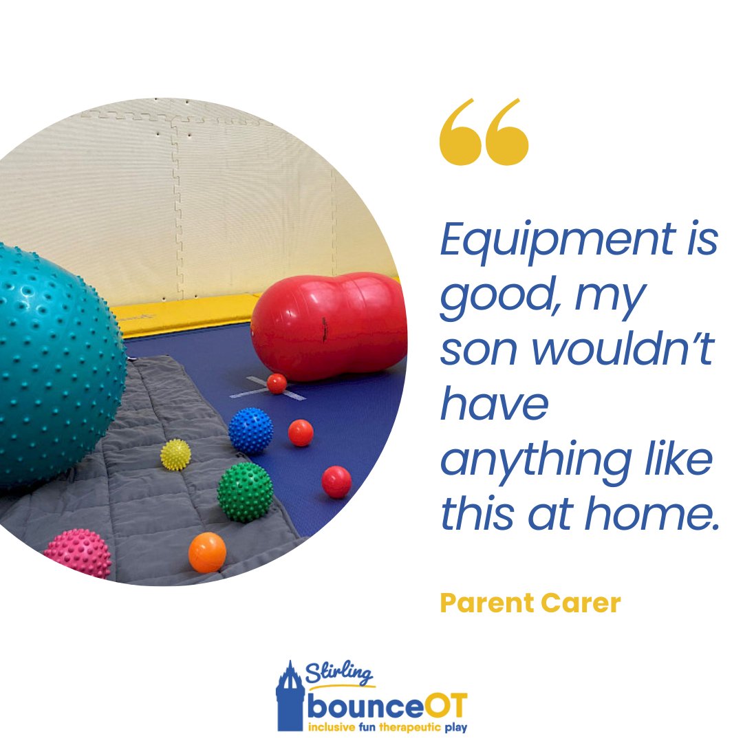 bounceOT - rebound therapy & OT (@bounceot) on Twitter photo We love to hear your feedback! Hereās a nice message from one of our families <a href="/bounceotstirlin/">Bounce OT Stirling</a> -
"Equipment is good, my son wouldnāt have anything like this at home"
#reboundtherapy We love to hear your feedback! Hereās a nice message from one of our families <a href="/bounceotstirlin/">Bounce OT Stirling</a> -
"Equipment is good, my son wouldnāt have anything like this at home"
#reboundtherapy
