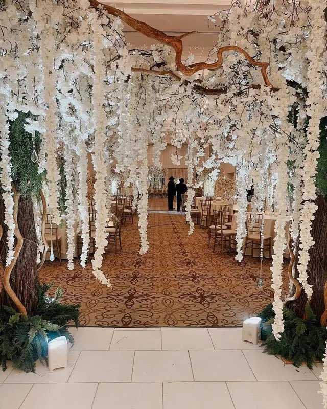 ipeclv's tweet photo. How would you feel entering an enchanted forest? We kinda love it. 
•
•
Photo: IG byancaseventdecor https://t.co/7rk9VJgskA