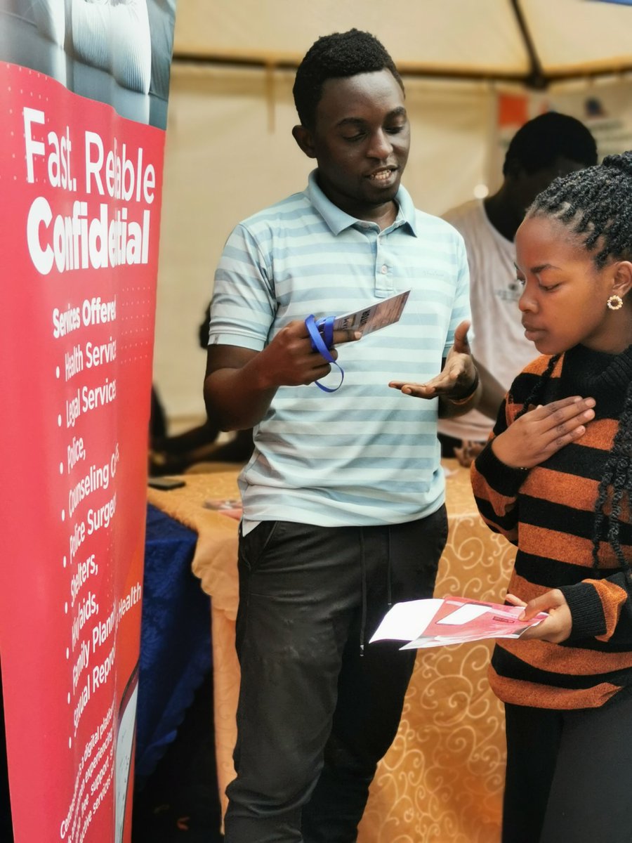 centres4her's tweet photo. Exciting day 2 at @kyambogou STEAM festival. Our team lead is showcasing Centres4Her, the innovative app connecting girls and women to free post-violence services. Stop by our booth to learn how we're making support more accessible! #Centres4Her #EndGBV #TechForGood https://t.co/VWVvPSLqWm