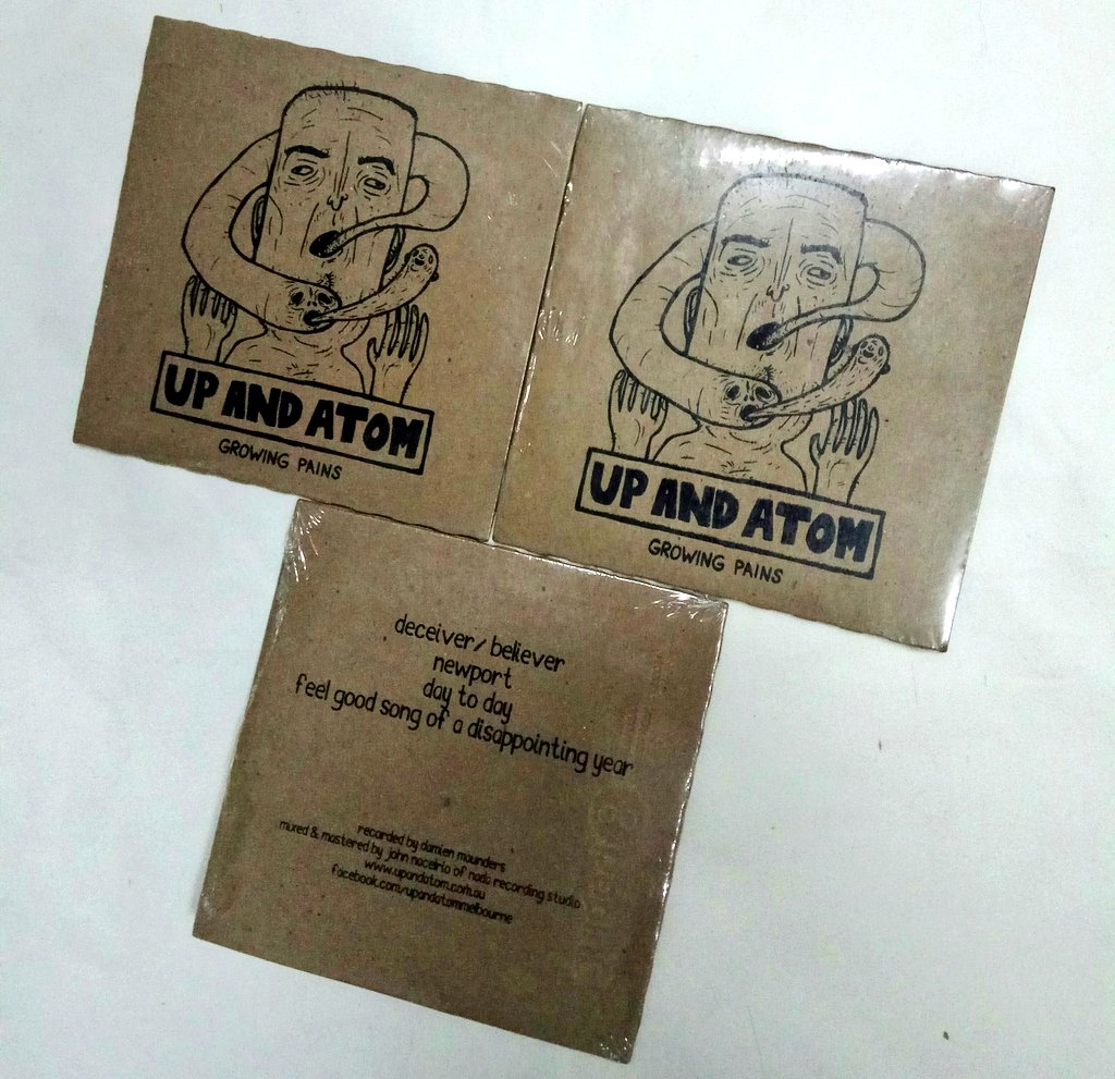 UP AND ATOM - Growing Pains EP (2012).

Band melodic-hardcore / hardcore-punk dengan vokalis perempuan, asal Melbourne, Australia.

FFO: (early) Paramore, Tonight Alive, Flyleaf, dll.

Rp40.000