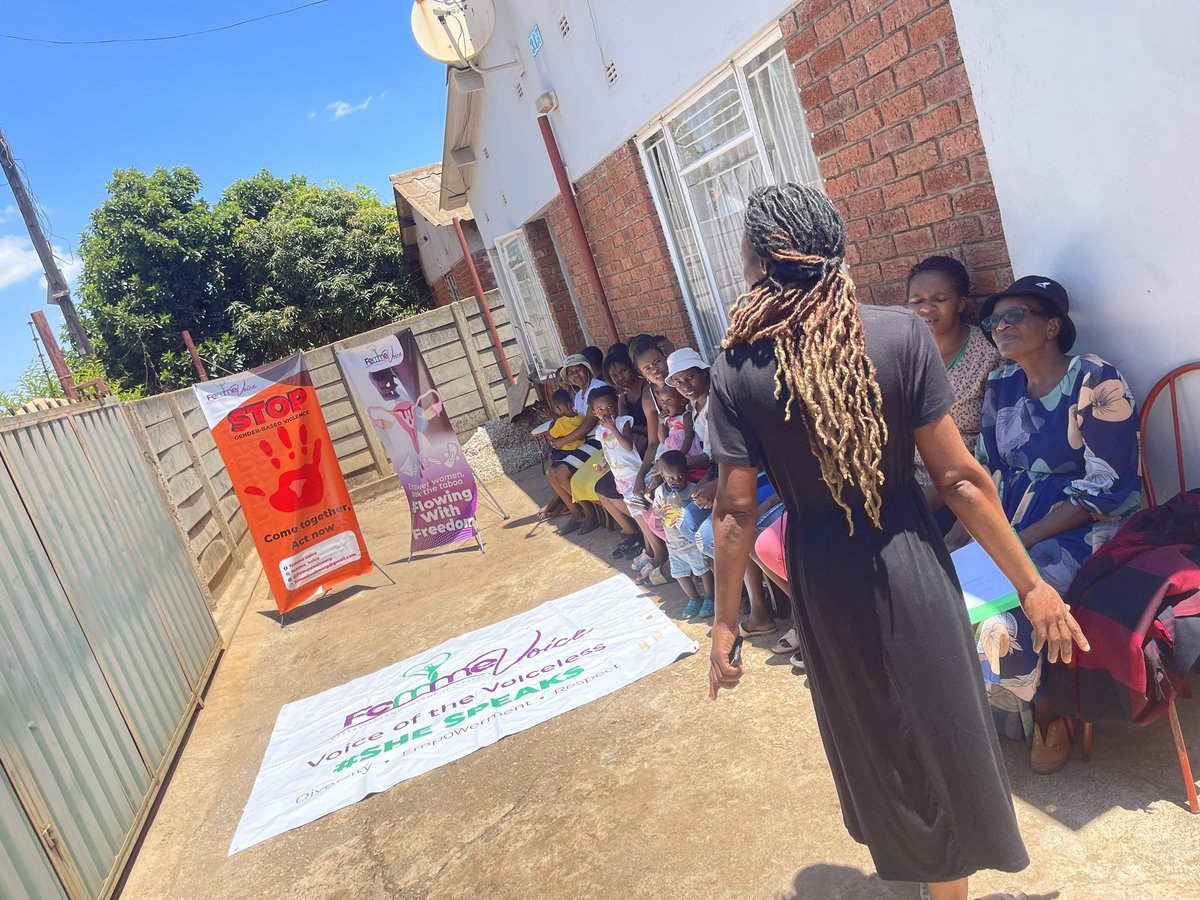 As Femme Voice we managed to commemorate World Health Day with our fellow sisters in the communities, conducting health talks. We are saying , "We are a circle of sisterhood, a gathering of well-being. Connecting over health and wellness."#HealthForAll #MyHealthMyRight