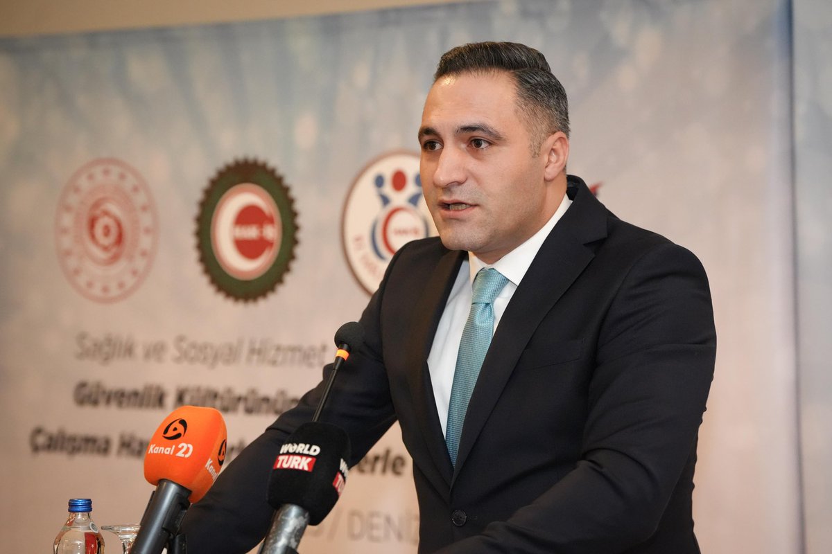 suleyman6061's tweet photo. ÇSGB desteğiyle “Sağlık ve Sosyal Hizmet İşkolu Çalışanlarının Güvenlik Kültürünün Geliştirilmesi Yoluyla Çalışma Hayatı Merkezli Risklerle Mücadele” projemizi Denizli’de gerçekleştirdik.
Eğitimin, iş kazalarının önlenmesine ve çalışan sağlığına katkı sunmasını temenni ediyorum. https://t.co/PMp3hfh19o