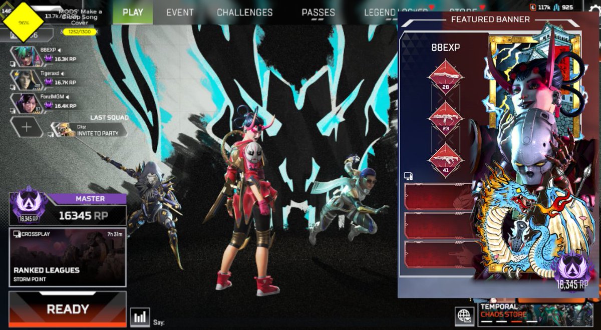 WE DID IT 🥳🎉
First Time Masters Top 20 in our region
s/o to my goats <a href="/tigeraxd/">Tigeraxd 🐯</a> <a href="/FonziMGM/">Fonzi 🎹 - Melodies on Piano</a> @/cliqz