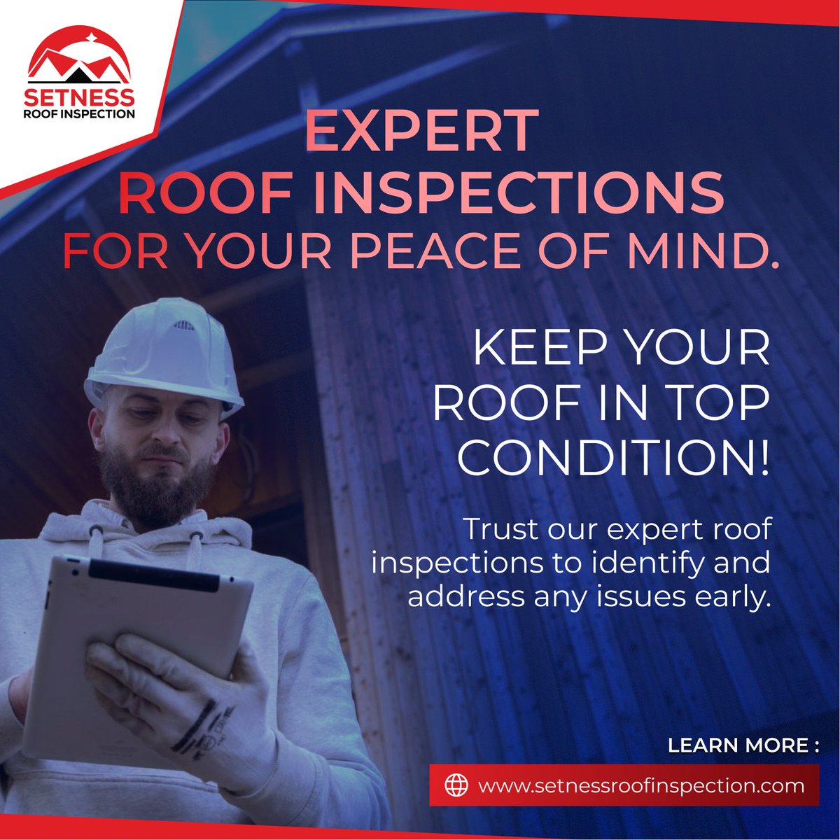 setnessroofinsp's tweet photo. At Setness Roof Inspection, we specialize in thorough roof inspections that catch potential issues before they become costly problems. 🏠🔍💰

Learn more: https://t.co/loEWqBgwbB

#SetnessRoofInspection #RoofMaintenance https://t.co/QihGNszlib https://t.co/T3rqTfejAb