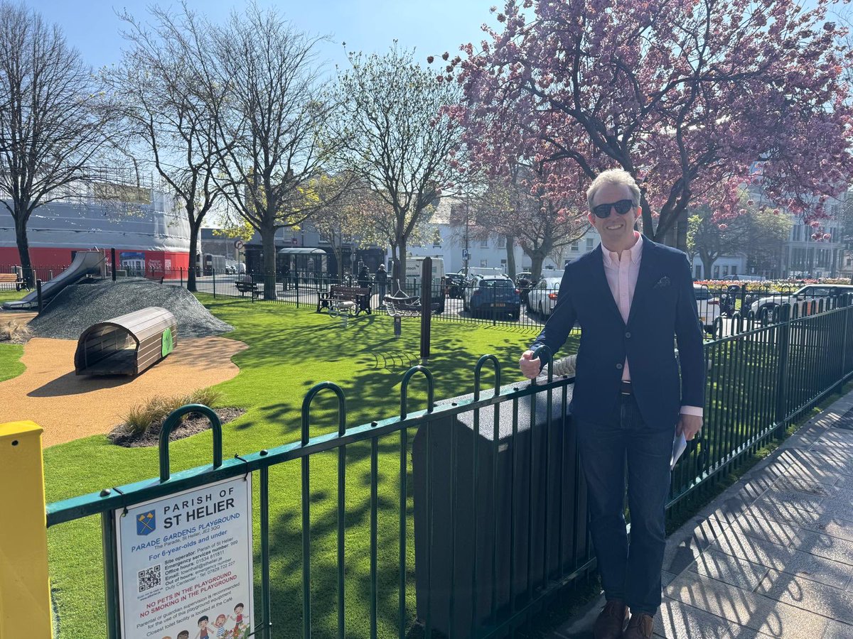 David Warr (Deputy, St Helier south) (@warronwords) on Twitter photo How good does the new play space look in parade gardens. Well done to everyone involved this sets a new standard <a href="/StHelierJsy/">Parish of St Helier</a> and a template for the rest of town if not the island. How good does the new play space look in parade gardens. Well done to everyone involved this sets a new standard <a href="/StHelierJsy/">Parish of St Helier</a> and a template for the rest of town if not the island.