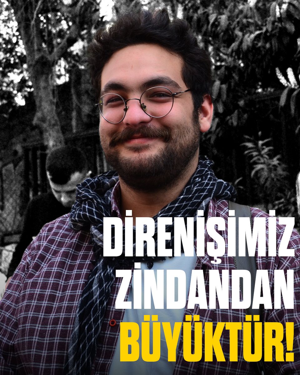 Yoldaşımız Hüseyin Arif'in de aralarında bulunduğu 61 arkadaşımız için tahliye kararı verildi. 

Tek bir arkadaşımızı dahi geride bırakmayacağız.

DİRENİŞİMİZ ZİNDANLARINIZDAN BÜYÜKTÜR!