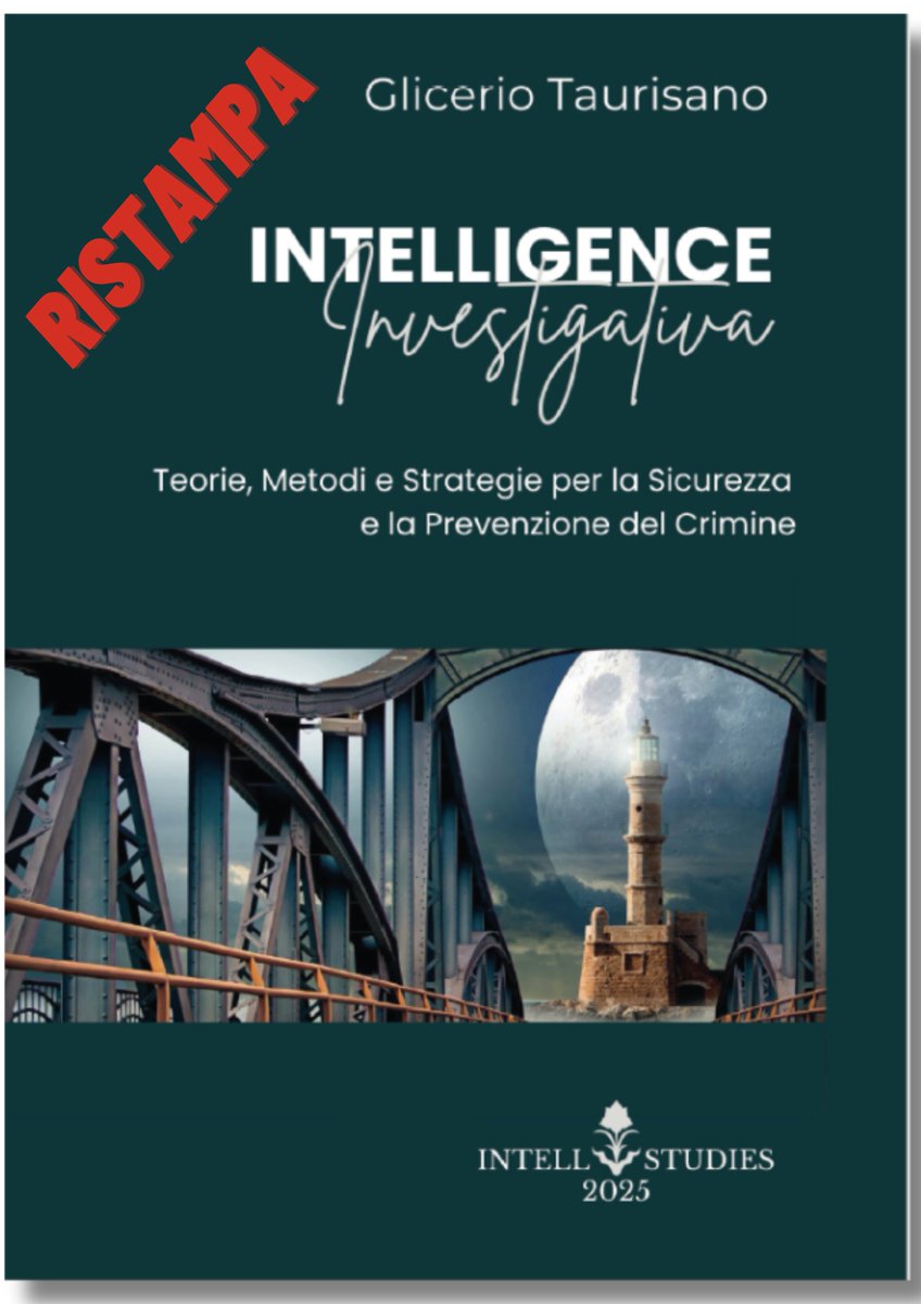 TaurisanoG's tweet photo. Glicerio Taurisano: un altro libro che analizza il crimine e suggerisce come combatterlo, spiegando le tecniche investigative e il ruolo della intelligence nella prevenzione ... https://t.co/bL4CgUB3tN https://t.co/tQ24is49IK