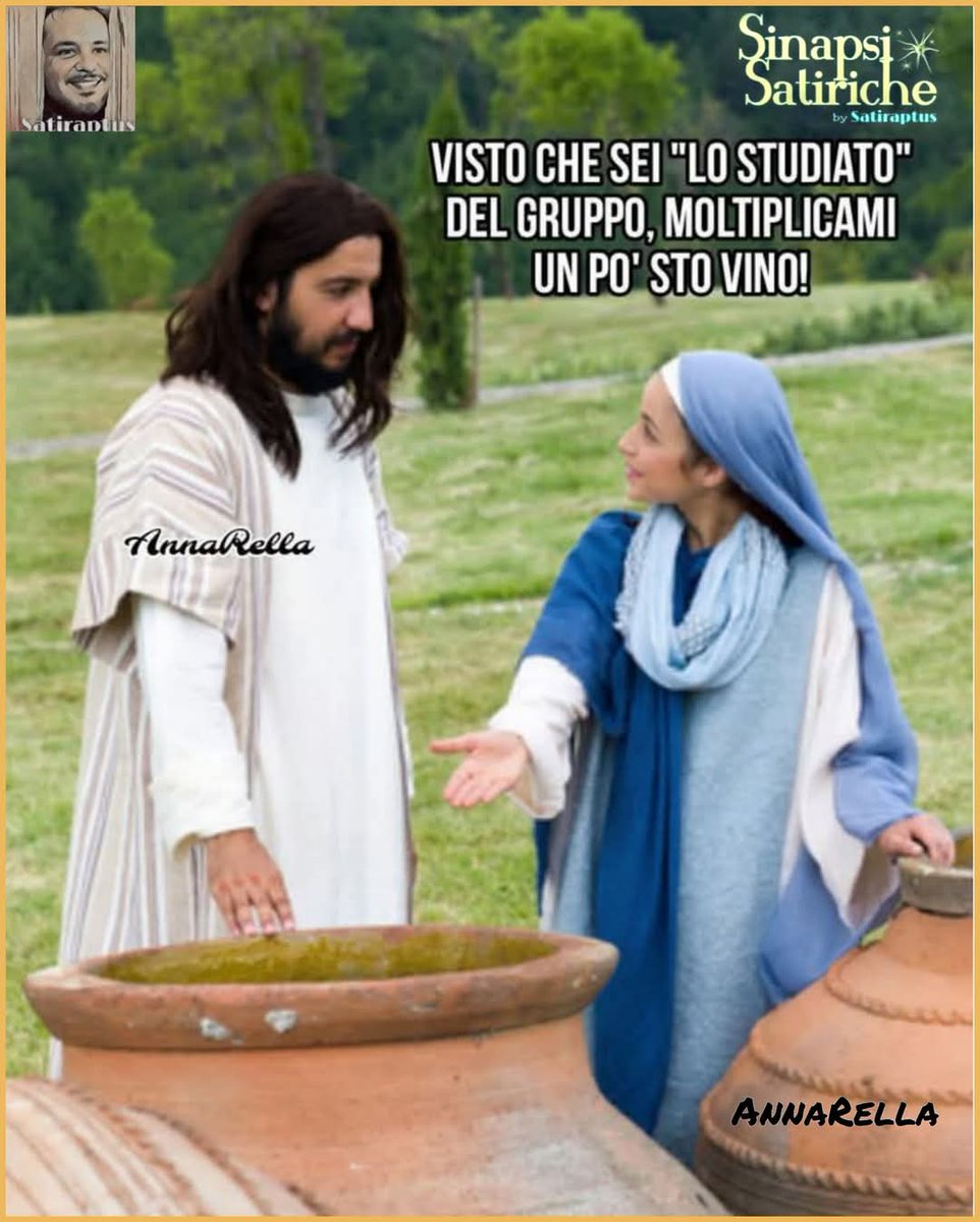 Satiraptus's tweet image. #Lollobrigida #vino #miracolo #gesu

#AnnaRella
