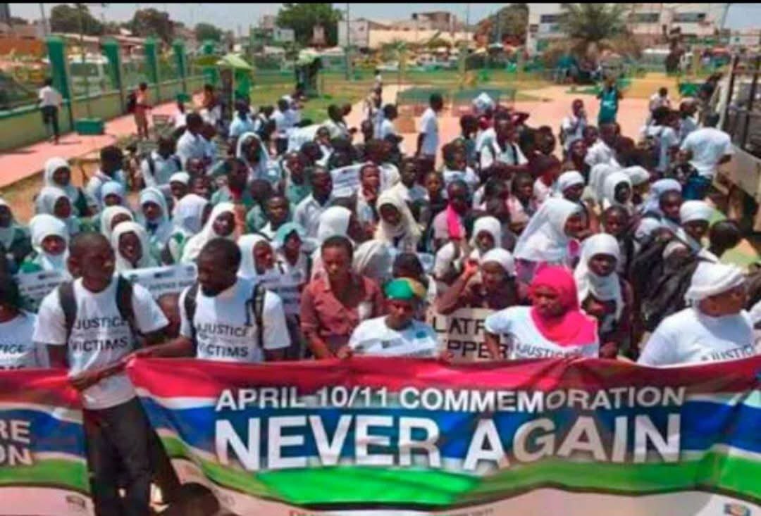 FatuNetwork's tweet photo. This month marks 25 years since The Gambia’s darkest hour for student activism, the April 10th and 11th, 2000, student protest. Sparked by the rape of a 13-year-old schoolgirl by security personnel and the brutal tortured of a schoolboy resulting to his death, the peaceful student-led demonstration tragically ended in bloodshed. Live ammunitions were used against unarmed young people, killing fourteen, permanently maiming dozens, and leaving countless others deeply scarred.

A quarter of a century today, justice remains elusive. While some survivors grew up with trauma, poverty, and invisibility, others have passed away without receiving an apology, let alone reparations. And for many female survivors, the wounds go far deeper that the physical manifestations. Sexual violence left a legacy of shame, silence, and reproductive health complications that still affect their ability to work, to parent, to heal, and to contribute fully to national life. While the expectation for a simple apology fades for many, others still wait and hope in silence for some miracle. For victims and survivors, the slogan “Never Again” sounds hollow – a betrayal of those whose only demand was and continues to be, justice and dignity.

At a systemic level, the same structural issues that ignited the 2000 protest persist in The Gambia. Torture remains a tool for intimidation. Sexual violence, especially against schoolgirls, continues to be underreported and rarely prosecuted. The Truth, Reconciliation and Reparations Commission (TRRC)’s final Report highlights that youth were among the most targeted during former president Jammeh’s dictatorship regime. They faced torture, arbitrary detention, and sexual violence, especially within state institutions including the office of the President, prison and security services.

See link in the comments to read more 👇
