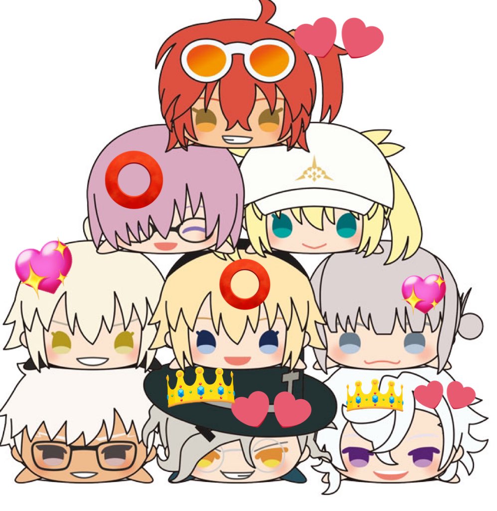 FGO もちマス アルジュナ ギルガメッシュ 信長 マーリン 他（FGO