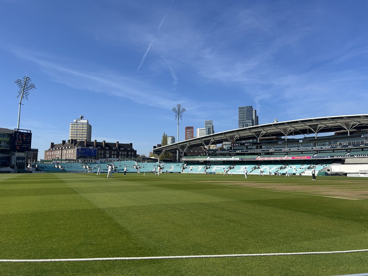 Over 40 years supporting Surrey and my knack of watching them lose a wicket within an over of arriving for my first match of the season continues.