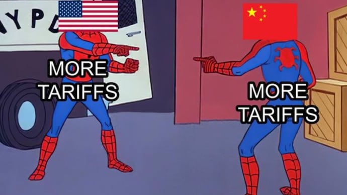 plot_twistttt's tweet photo. @PopBase China vs US tariff wars 😂 https://t.co/Tc2wTP0uuL