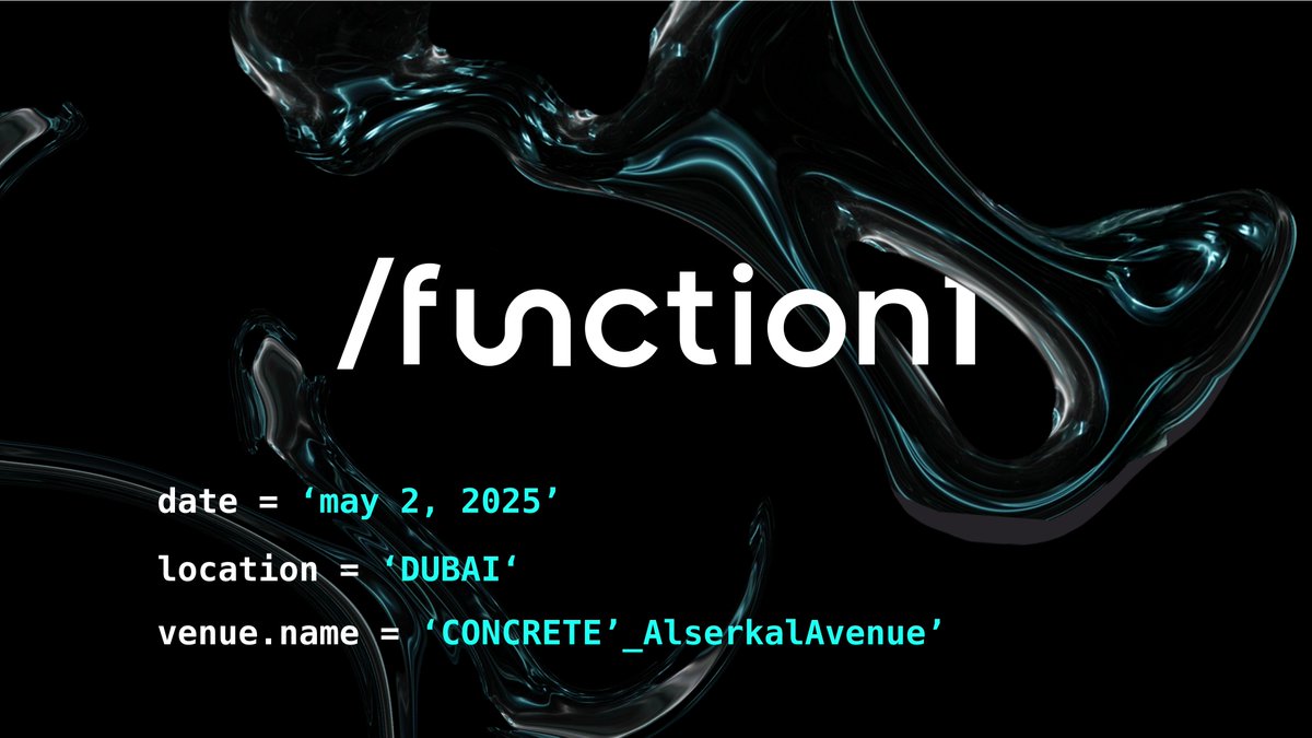 Led by our team’s mission—to guide humanity toward its zenith—on May 2, 2025, we invite you to Dubai to become part of /function1, a startup &amp; founder-focused conference unveiling the boundless possibilities of Artificial Intelligence.