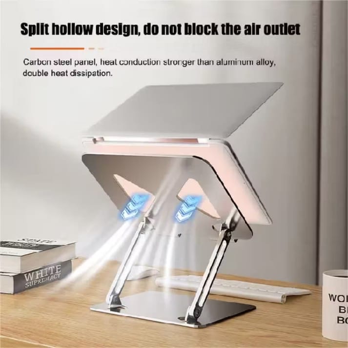 ItsUrFatt_A's tweet photo. 6. Laptop stand lipat
Angkat laptop, better airflow, leher tak sakit.
Nak angkat ikut ketinggian pun boleh adjust.
https://t.co/e2Un8LY1SW https://t.co/NzazL3eb85