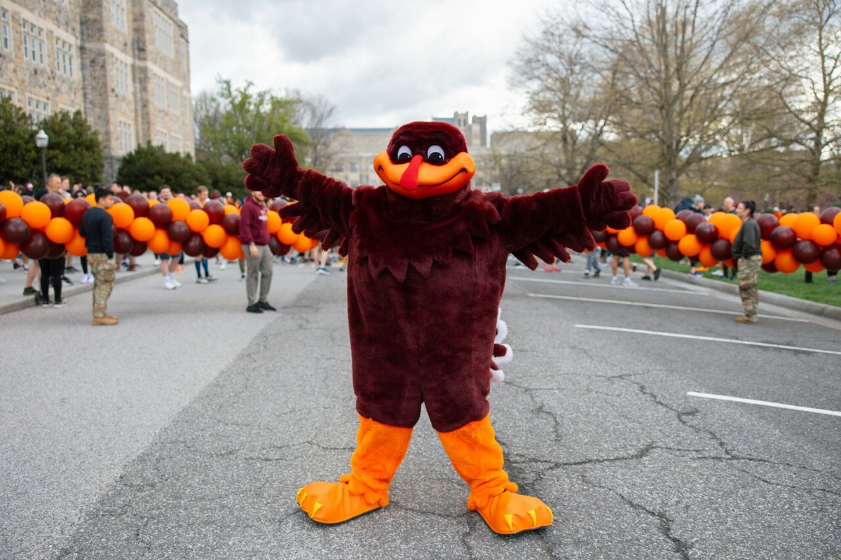 It's almost time for the #VT32Run! 🧡

⌚️ Event starts at 9 a.m. Saturday in front of War Memorial Hall
👕 Shirt pickup starts today
🚗 Parking will be limited, carpool if possible
💦 STAY HYDRATED, #HOKIES

More details ➡️ brnw.ch/21wRWjW