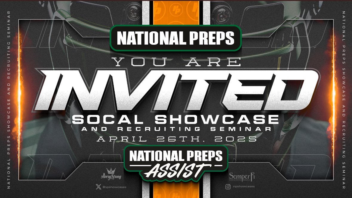 Cade Epstein (@cadeepstein6) on Twitter photo Grateful to be invited to the <a href="/NPShowcases/">National Preps Showcases</a> at San Juan Hills HS. Thank you <a href="/PGregorian/">Paul Gregorian</a> For the invitation to the showcase.
<a href="/CoachSeanCurtis/">Coach Sean Curtis</a> <a href="/capofootball/">Capo Valley Football</a> <a href="/DanSelwayQB/">Dan Selway</a> <a href="/jacobvanevery/">Coach Jacob Van Every</a> <a href="/CapoValleyHS/">Capo Valley HS</a> Grateful to be invited to the <a href="/NPShowcases/">National Preps Showcases</a> at San Juan Hills HS. Thank you <a href="/PGregorian/">Paul Gregorian</a> For the invitation to the showcase.
<a href="/CoachSeanCurtis/">Coach Sean Curtis</a> <a href="/capofootball/">Capo Valley Football</a> <a href="/DanSelwayQB/">Dan Selway</a> <a href="/jacobvanevery/">Coach Jacob Van Every</a> <a href="/CapoValleyHS/">Capo Valley HS</a>