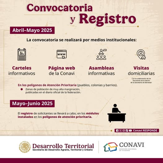 avisosbienestar's tweet photo. 🚨 Conoce la convocatoria para #ViviendaParaElBienestar.
Conoce requisitos y regístrate por medios oficiales.
⚠️ Trámite gratuito, sin gestores.
#ViviendaAdecuada #CONAVI https://t.co/FzYh4DjFK8