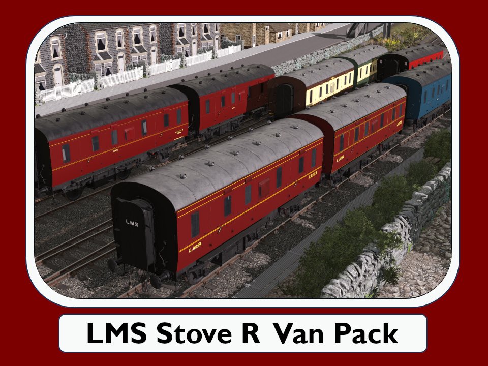 western_works's tweet photo. Good news! a bit of freeware for you today on the Trainz DLS! Finally i have released myself and @haltraugh  joint project to create the LMS Stove R Vans, I hope you guys enjoy and i look forward to seeing your screenshots! https://t.co/2MnA6GnCbD