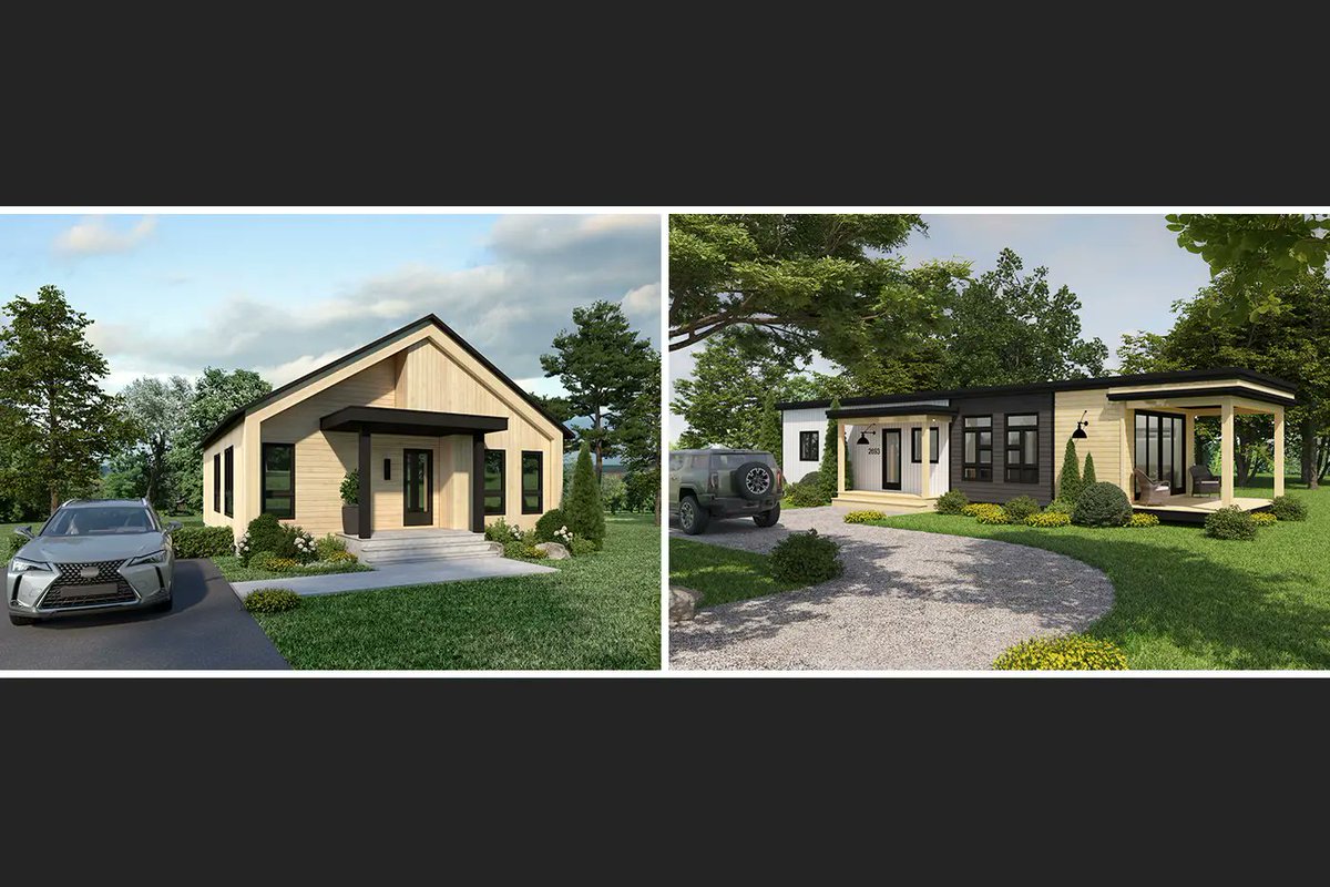 PHabitation's tweet photo. Découvrez le projet L'Héritage Sainte-Adèle :

🚪 Habitations de style chalet et maison usinée
📍 Sainte-Adèle, Laurentides

Plus d'infos : (https://t.co/BC6rPNIZ39) https://t.co/abKTMcopWB