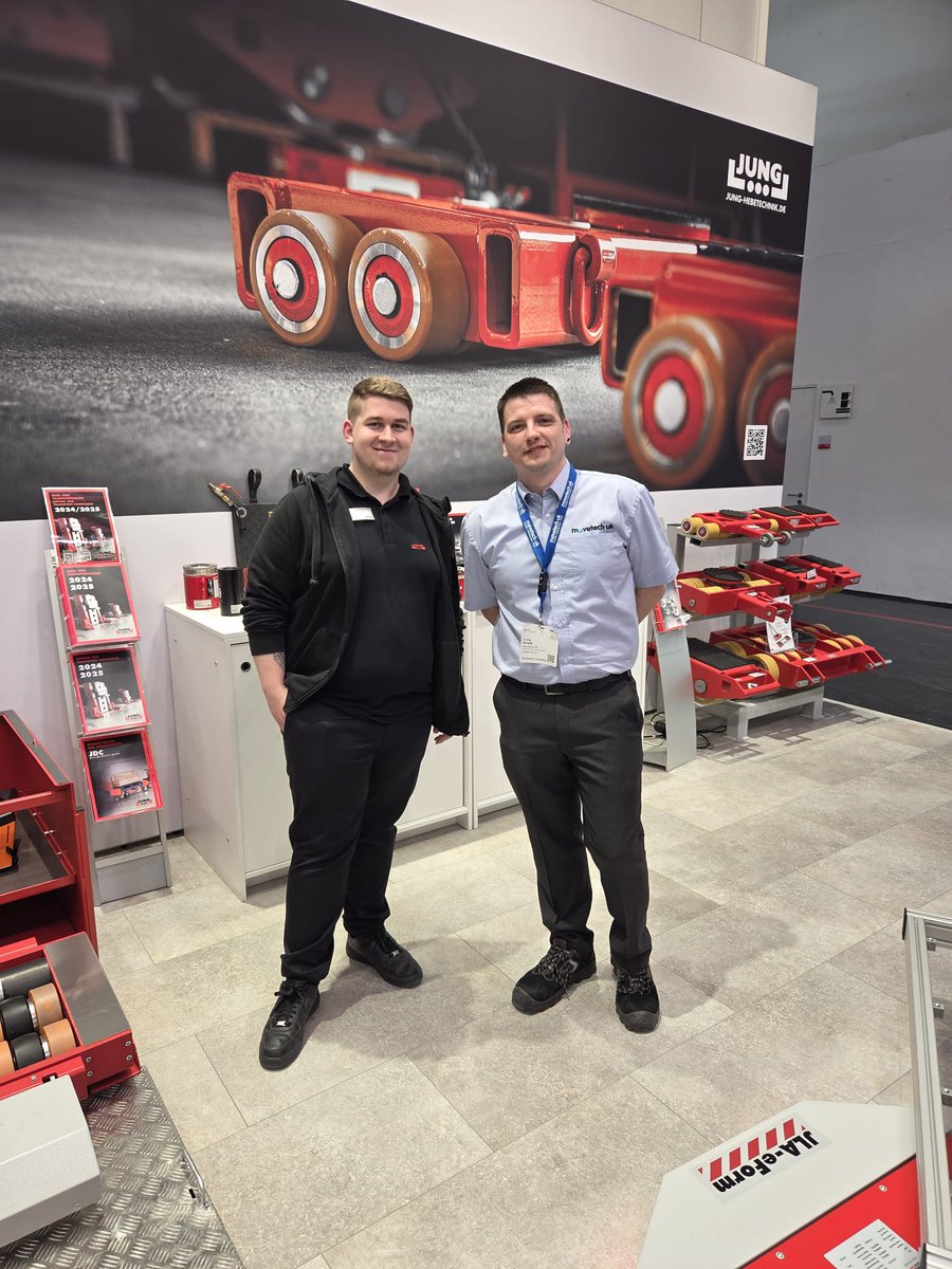 We visited JUNG's stand at #Bauma2025 this afternoon.

Craig, our Technical Sales Director (📷 right) met with Kai (📷 left), Fabian &amp; Matthias from JUNG to discuss their new products in development and their recent move to a new factory.

it was great to catch up with the team!