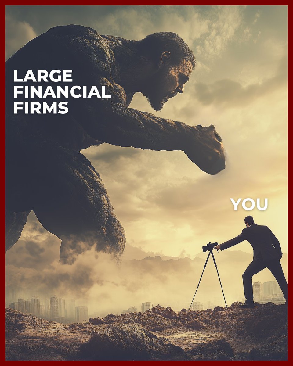OptimumFilmsINC's tweet photo. Think you can’t compete with big firms? One professionally produced video says otherwise. 😉 Let’s level the playing field. 
#financialadvisor #videoproduction #compliance #financialplanner #videomarketing https://t.co/8EzCecTm77
