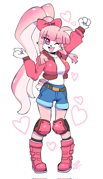 Umekocosplay of peach's biker outfits(mario kart world) 