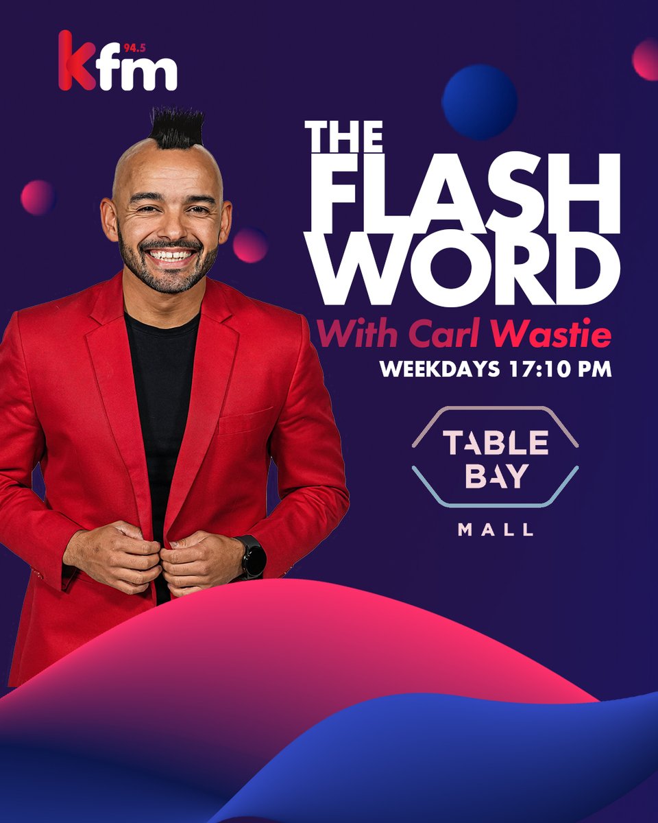 KFMza's tweet photo. Show us just how smart you are and a R1000 @TableBayMall voucher could be yours!
To enter, WhatsApp the keyword “FlashWord”, along with your name and ID number, to 082 945 0940.
Ts&Cs Apply.
#TableBayMall #ShopUntil8 #LiveYourLifestyle https://t.co/4snrBoIGJ5