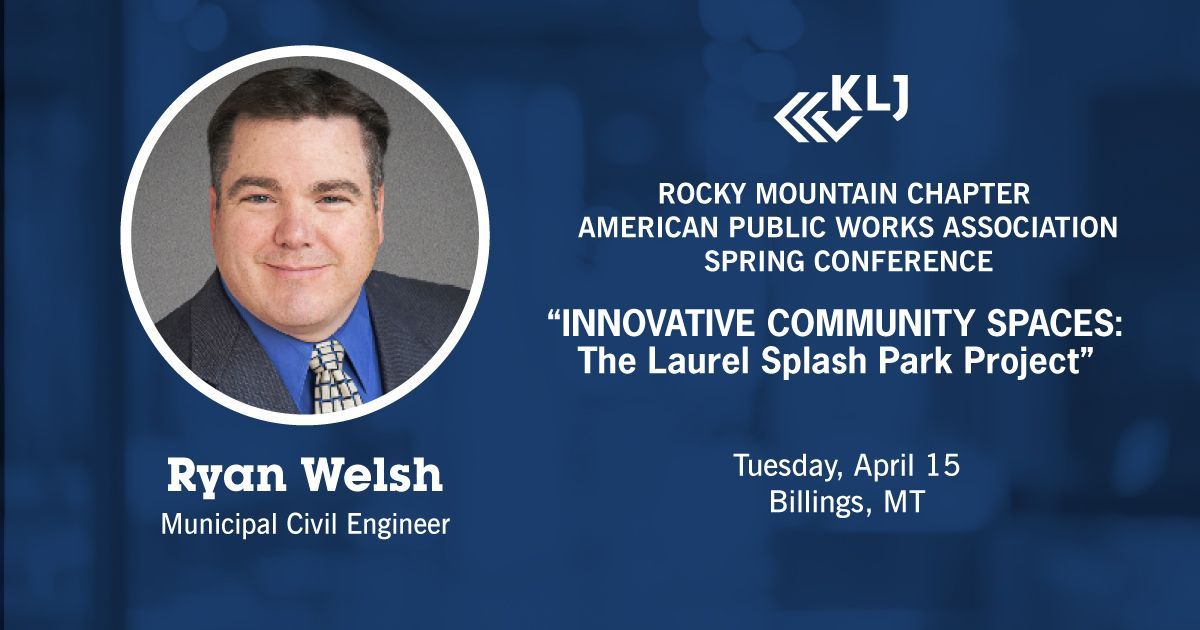 KLJeng's tweet image. #KLJ team members share their insights at the Rocky Mountain Chapter APWA Spring Conference, Mark Rohweder (9:00am MT)–Improving Lives with Clean Drinking Water in Guatemala Ryan Welsh (3:30pm MT)–Innovative Community Spaces: The Laurel Splash Park Project. #SubjectMatterExperts
