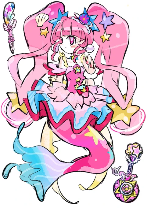 #キュアスター生誕祭2025#星奈ひかる生誕祭2025 #キュアスター #星奈ひかる #プリキュア #precure  ウオザドレス 