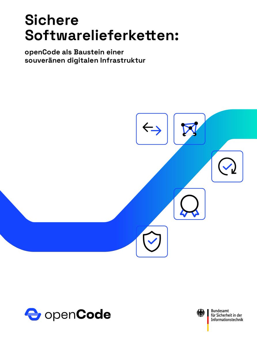 Dennis_Kipker's tweet photo. Kein "#Security by Design" ohne den Schutz der digitalen #Lieferkette: Das #ZenDiS und das #BSI haben gestern ein neues Strategiepapier zur Kommentierung vorgelegt - im Mittelpunkt steht "openCode" für den Austausch von Open Source Software:
https://t.co/q5BgCLeREO #cybersecurity https://t.co/vPcakdtz5b