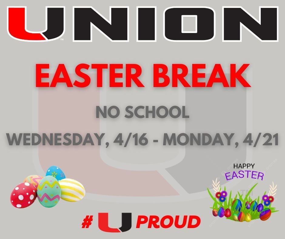 Beaufort_Elem's tweet photo. Easter Break!

No school Wednesday, 4/16 - Monday, 4/21
School will resume on Tuesday, 4/22
Be sure to relax and enjoy time with family and friends!

#Uproud https://t.co/VXqjFs7te7
