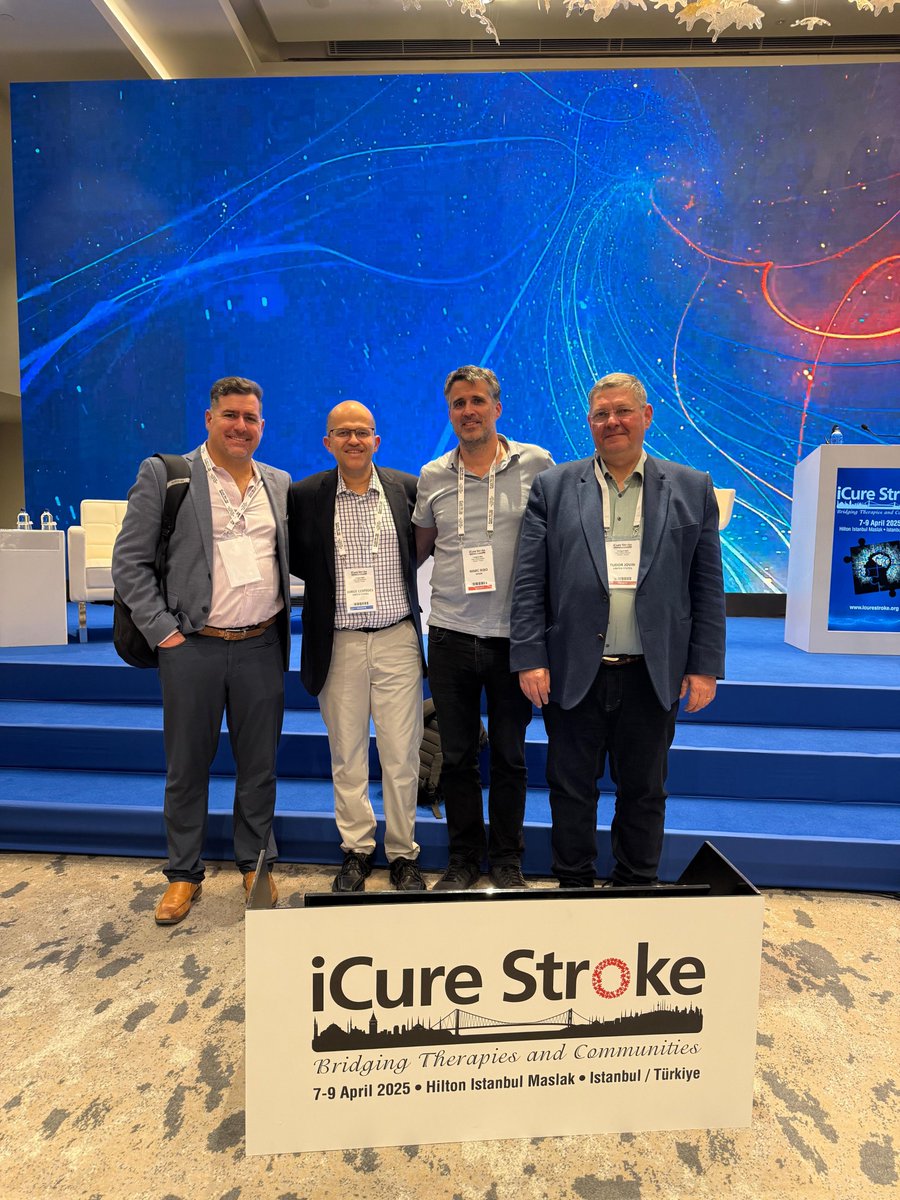 CerebrovascLab's tweet photo. Wrapping up an incredible week for our lab at major conferences like #AAN and #iCure with this amazing photo alongside the DONE SYMPLE clinical trial team in Istanbul. Grateful for the connections and energy—excited for what’s ahead in the upcoming conferences! https://t.co/Vb5WTC3cSN