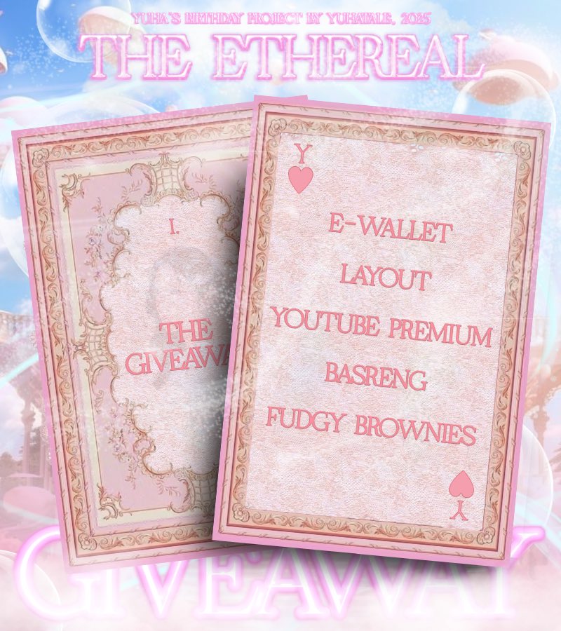 ㅤ
Unveil the softest page of Yuha’s whimsical tale where elegance meets playful charm. . . 🎀 Join the fun and capture your dream—this 𝘀𝗽𝗮𝗿𝗸𝗹𝗶𝗻𝗴 𝗴𝗶𝘃𝗲𝗮𝘄𝗮𝘆 awaits at Yuha’s 18th  celebration like no other! ۶ৎ
ㅤ