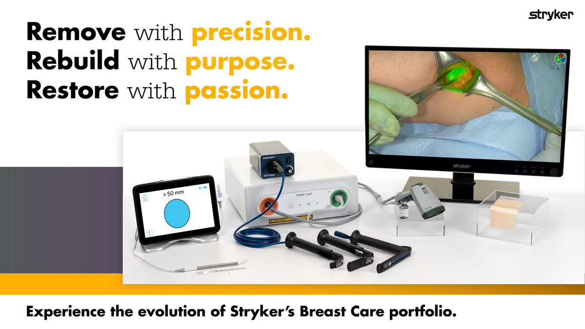 Stryker Breast Care (@strykerbreast) on Twitter photo Experience the evolution of Stryker’s Breast Care portfolio. Are you ready for the possibilities?
#StrykerBreastCare Experience the evolution of Stryker’s Breast Care portfolio. Are you ready for the possibilities?
#StrykerBreastCare