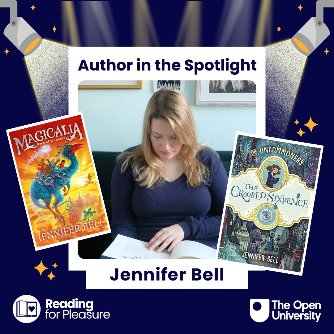Our April ✨#AuthorintheSpotlight✨ is Jennifer Bell! 📚💙 Jennifer's debut novel 'The Uncommoners: The Crooked Sixpence' was an international bestseller, and 'Wonderscape' was selected as a Waterstones Children's Book of the Month.
Find out more here 👉 ow.ly/jfSM50Vynpg