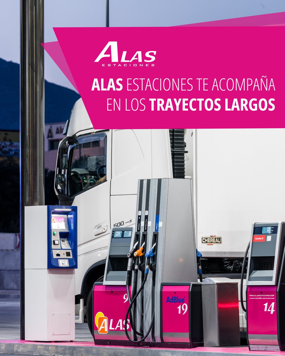 ¡Alas Estaciones te acompaña en los trayectos largos! 🚚