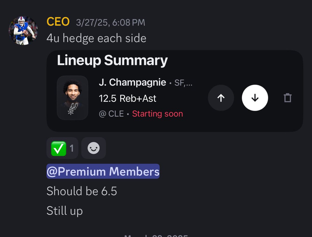 fishy_bets's tweet photo. Old edges get patched. We find new ones.

Fliff got tight? Cool. We’re cooking on Bovada &amp; Betr now.

Join @TheLocksmithsHQ — $20/month to get in the mix. Tap in. ⬇️

https://t.co/pdKHTzlN5Q

#PrizePicks | #Underdog | #Sleeper | #Fliff | #DFS | #fanduel | #DraftKings| #Sports https://t.co/PJeHLihKs7