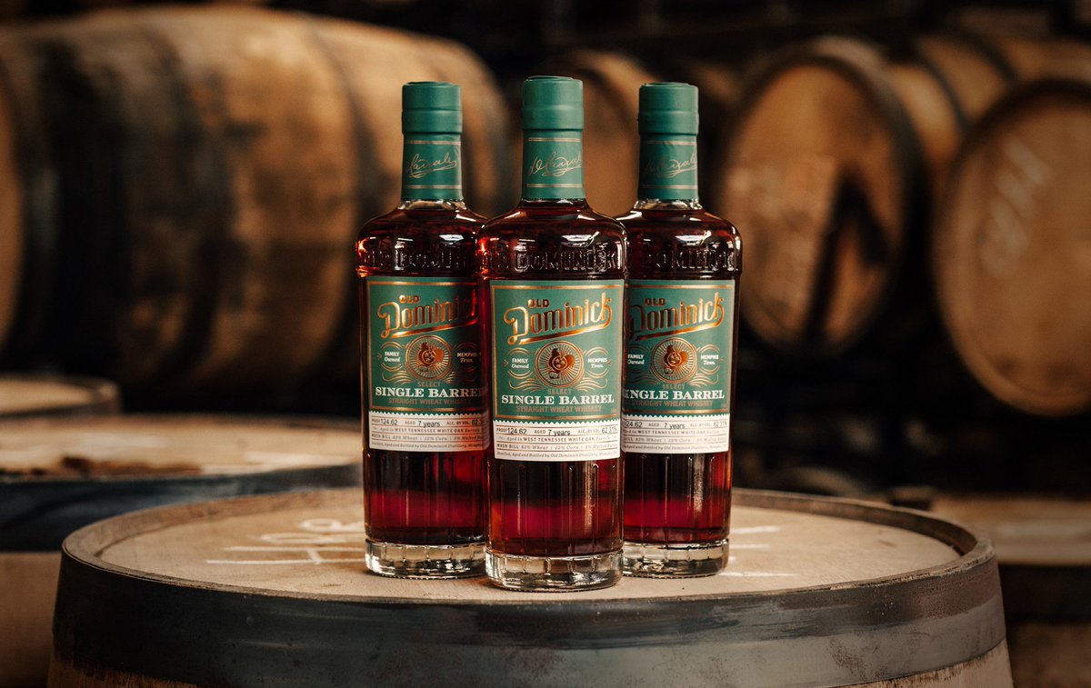 Tennessee-based Old Dominick Distillery has added a seven-year-old single barrel wheat whiskey to its portfolio ow.ly/HiGB50VyQCr