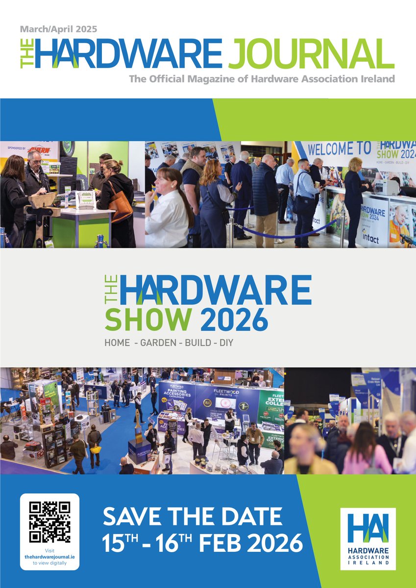 Hardwareassoc's tweet photo. Here’s your sneak peek at the new Hardware Journal — landing early next week! 👀
🔹 HAI’s Above the Shop research
🔹 Key business profiles
🔹 Expert business support
🔹 Latest in Bathrooms, Showers, Adhesives & Sealants
#HardwareJournal #HAI #IrishHardware #BusinessSupport https://t.co/lWdvzLXewB