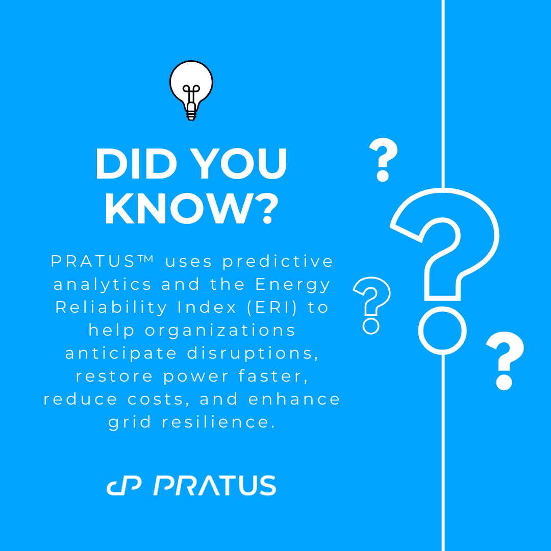Disruptions are inevitable—being unprepared isn’t. PRATUS leverages A to: 
✅ Anticipate power outages before they happen
✅ Strengthen grid resilience against extreme weather
✅ Accelerate response efforts

Equip your team with PRATUS: hubs.ly/Q03fr9pg0