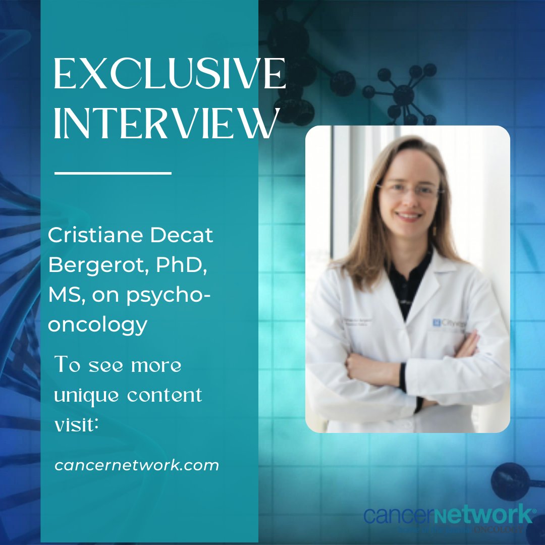 CancerNetwrk's tweet photo. "When psychosocial care is integrated into cancer care, patients receive the emotional support, counseling, and coping strategies needed to navigate treatment more effectively," said Cristiane Decat Bergerot, PhD, MS. #WPOD #oncology | @crisbergerot

https://t.co/8udiiGH7uz https://t.co/p9y7927Q82