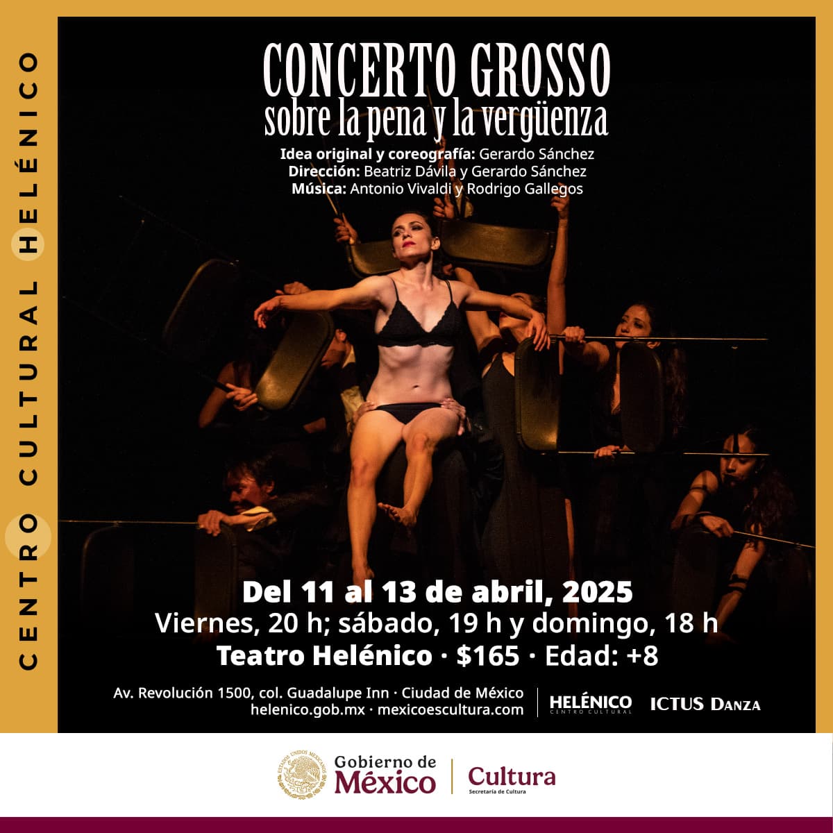 artes_promo's tweet photo. Pases dobles función de estreno de la obra: "Concerto Grosso" el cual se llevará a cabo el viernes 11 de abril  en el Teatro Helénico  las 19:30 h

1 retwittear 
2 nombre completo 
3 a quién vas a invitar?

Los que tengan ❤️ media hora antes en taquilla y ganaron en #Promo_Artes https://t.co/lAn5vNGS88