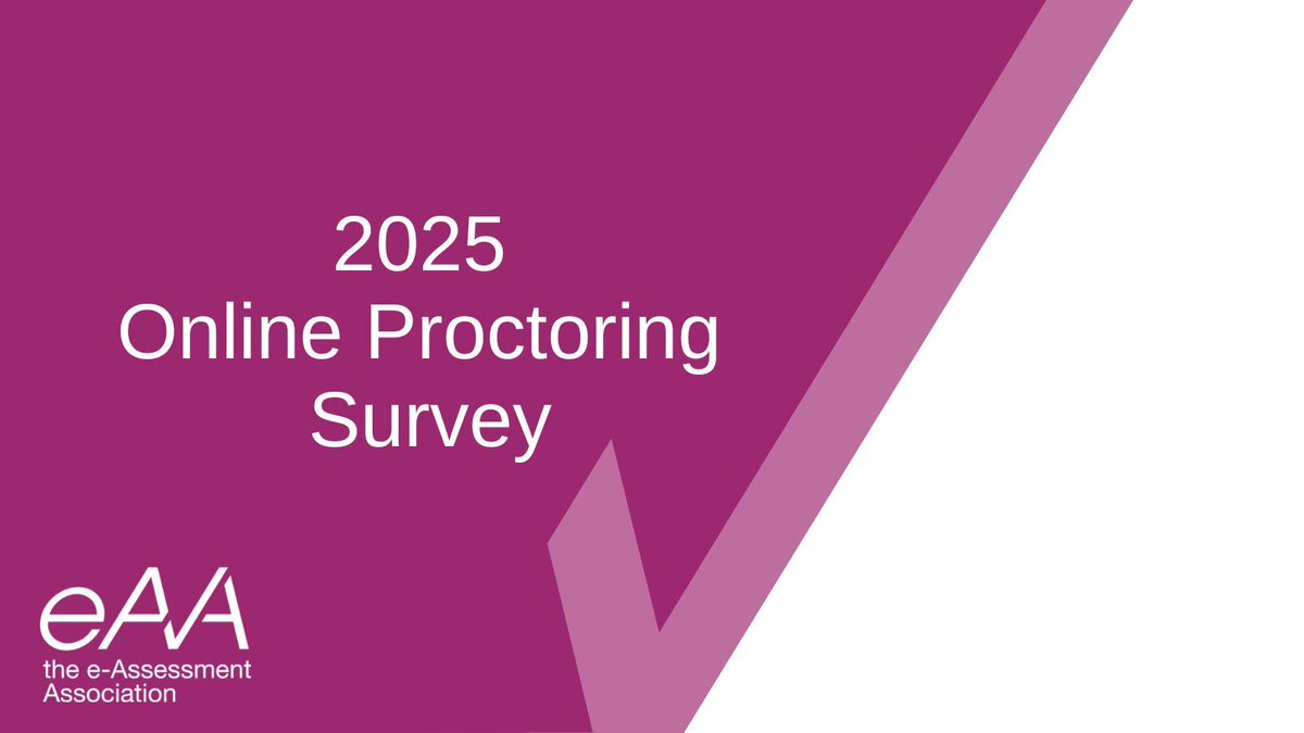 The eAssessment Association (@eassess) on Twitter photo Have your say on the future of #OnlineProctoring
Weβve teamed up with <a href="/AwardingBodies/">Federation of Awarding Bodies (FAB)</a> for the 2025 Industry Survey.
π’ Your insights matter!
π Take the survey: eu1.hubs.ly/H0jdVf20
#DigitalAssessment #RemoteInvigilation #eAssessment Have your say on the future of #OnlineProctoring
Weβve teamed up with <a href="/AwardingBodies/">Federation of Awarding Bodies (FAB)</a> for the 2025 Industry Survey.
π’ Your insights matter!
π Take the survey: eu1.hubs.ly/H0jdVf20
#DigitalAssessment #RemoteInvigilation #eAssessment