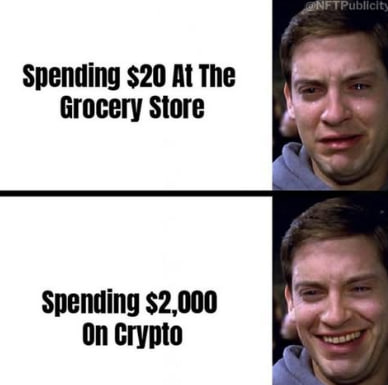 Jeremybtc's tweet photo. it's cheaper in crypto 😹 https://t.co/BUKLdLAiea