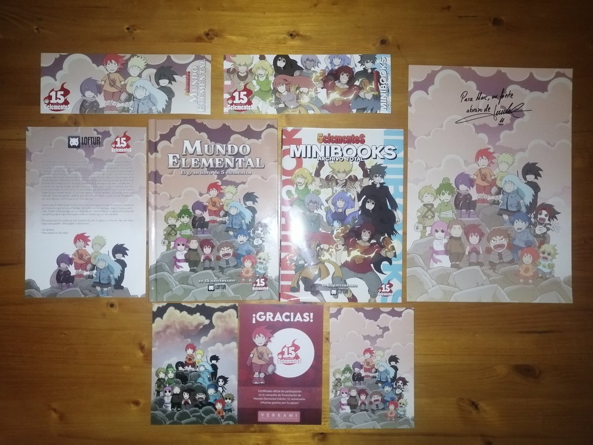 Llop_Segarrenc's tweet photo. Ja ha arribat l'edició 15è aniversari de #MundoElemental, amb totes les seves recompenses. Moltes gràcies, @dejesulink!!
#5elementos sempre triomfant!!!! https://t.co/kZaHdik3Al