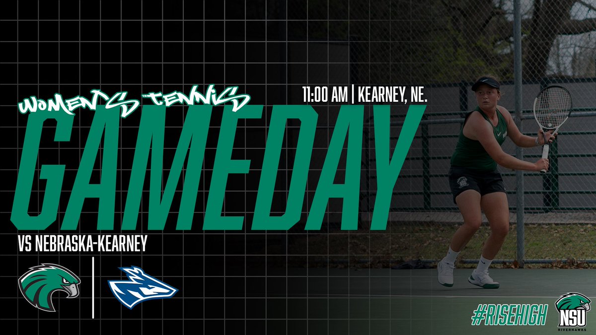 Northeastern State Athletics (@riverhawksports) on Twitter photo At Nebraska-Kearney this morning β¬οΈβ¬οΈ
β - 11:00 AM
π - Nebraska-Kearney
π - Kearney, NE.
π - goriverhawksgo.com/coverage
#RiseHigh / <a href="/RiverHawksTEN/">Northeastern State Tennis</a> At Nebraska-Kearney this morning β¬οΈβ¬οΈ
β - 11:00 AM
π - Nebraska-Kearney
π - Kearney, NE.
π - goriverhawksgo.com/coverage
#RiseHigh / <a href="/RiverHawksTEN/">Northeastern State Tennis</a>