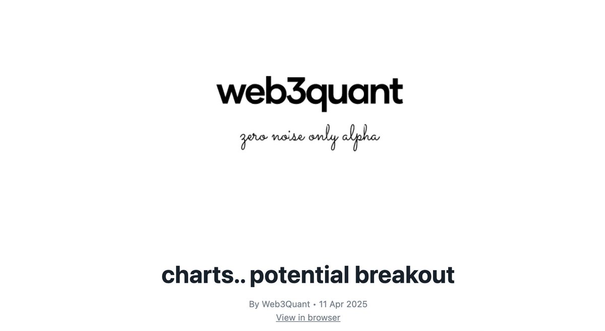 If you're not reading <a href="/Web3Quant/">W3Q</a> newsletter, seriously, what are you doing?

Easily one of the top accounts to follow. Sharp, analytical, and pragmatic takes on the market that actually make a difference.