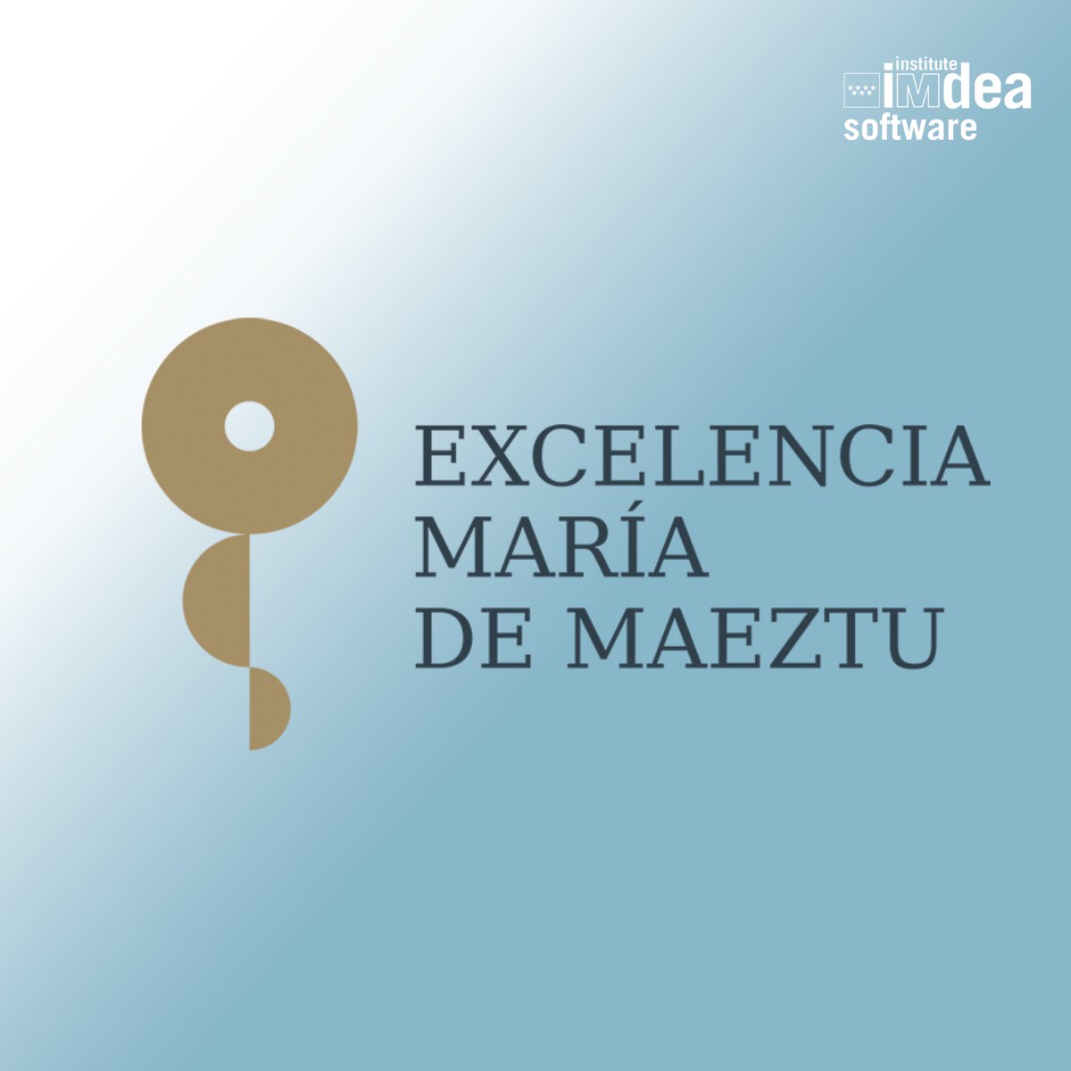 IMDEA_Software's tweet photo. 🔵 #IMDEASoftware has been accredited as a María de Maeztu Unit of Excellence by @CienciaGob.
🤝 This recognition strengthens our research mission, supports young talent, and drives our international leadership.
💡We're proud to join Spain’s top research institutions!
#MariaDeMaeztu #Excellence #Research