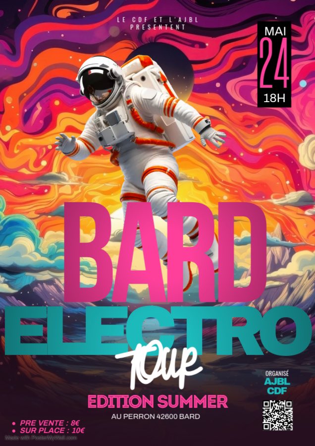 nigon42's tweet photo. LA BILLETTERIE DU BET EST OUVERTE !!! 🔥 

Prépare-toi pour une soirée de FOLIE le 24 MAI à BARD ! 😎

Les préventes sont dispos dès maintenant sur HelloAsso : https://t.co/ogeARd0b0I

8€ jusqu’à la veille de l’événement
Puis 10€ sur place le jour J https://t.co/vVGDCOwleZ